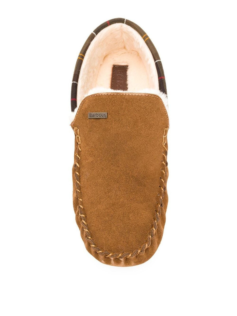 faux-shearling lined slippers 4