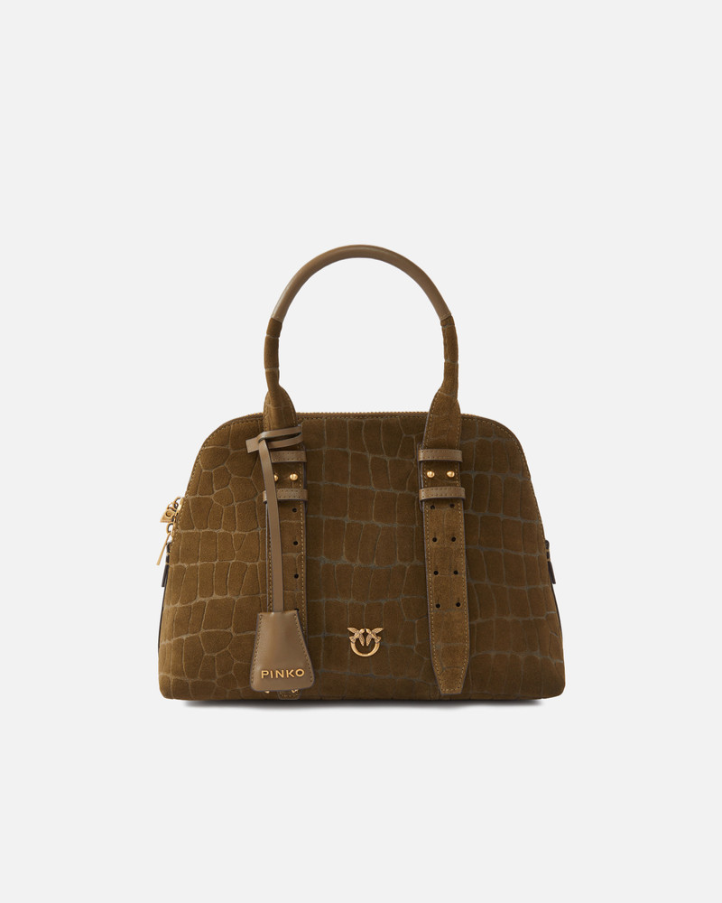 ESCAPE BAG SMALL HANDBAG IN CROCODILE-PRINT LEATHER 1
