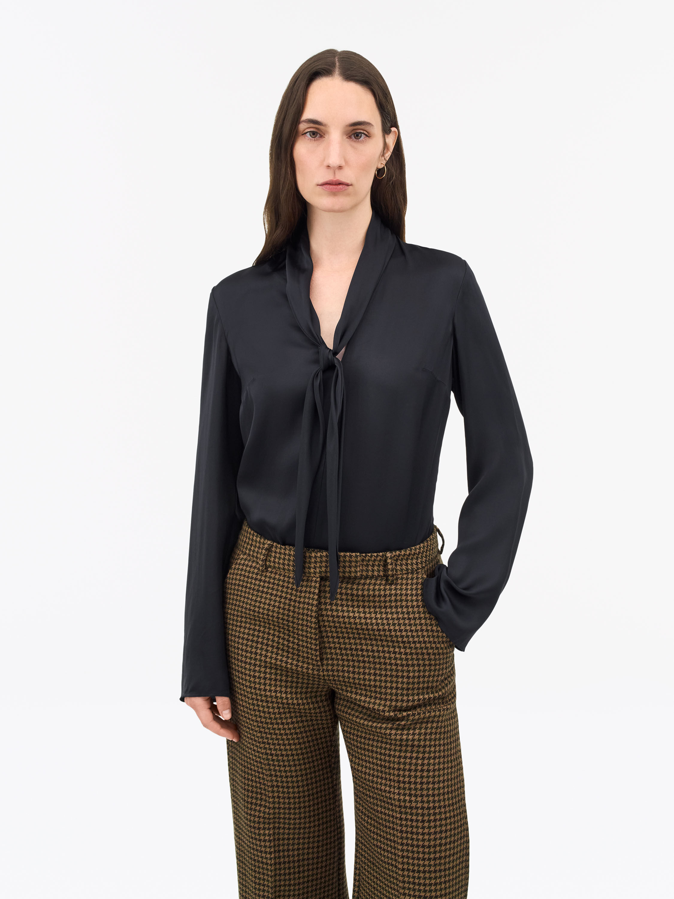 Soren Draped Slim-Fit Blouse - 2