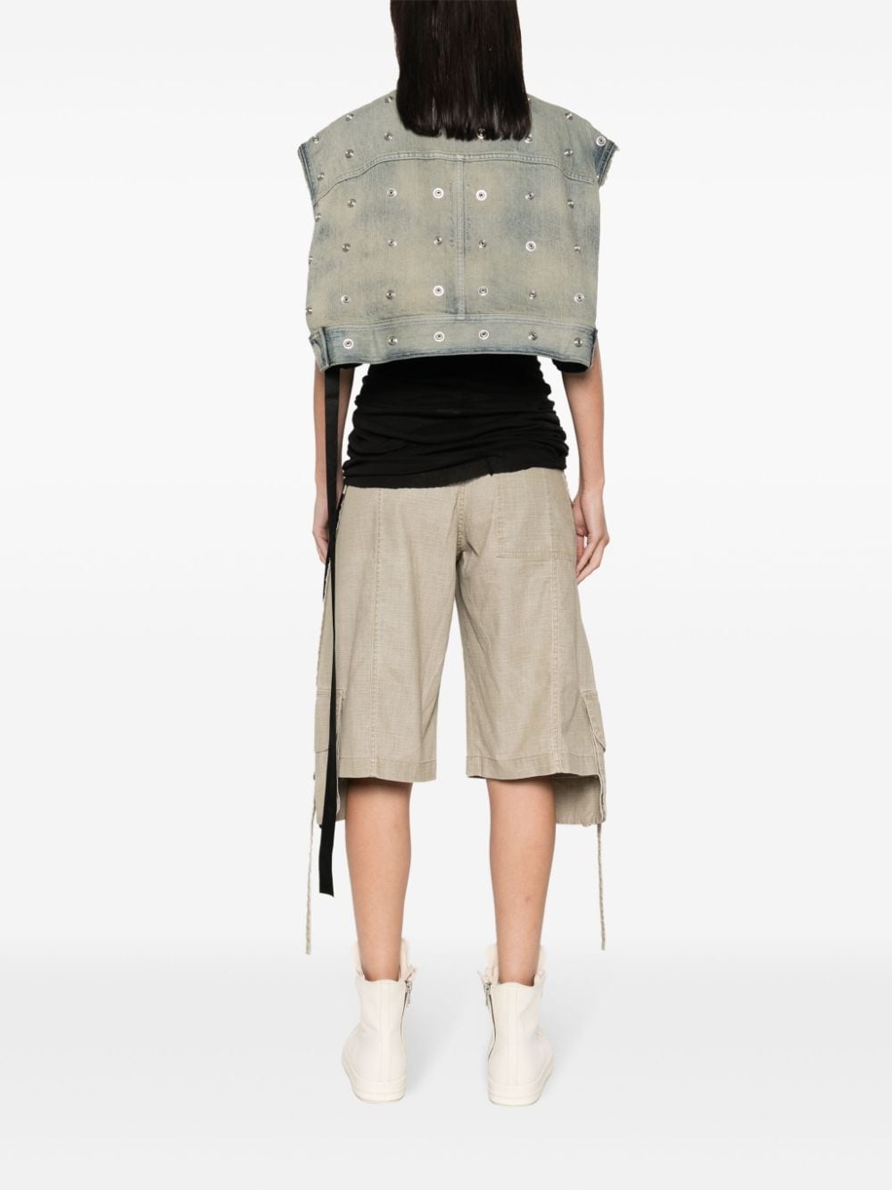 Jumbo Worker denim waistcoat - 4