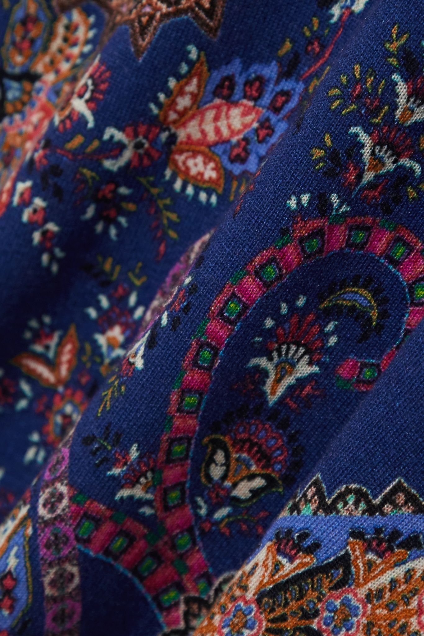 Paisley-print silk and cashmere-blend sweater - 4