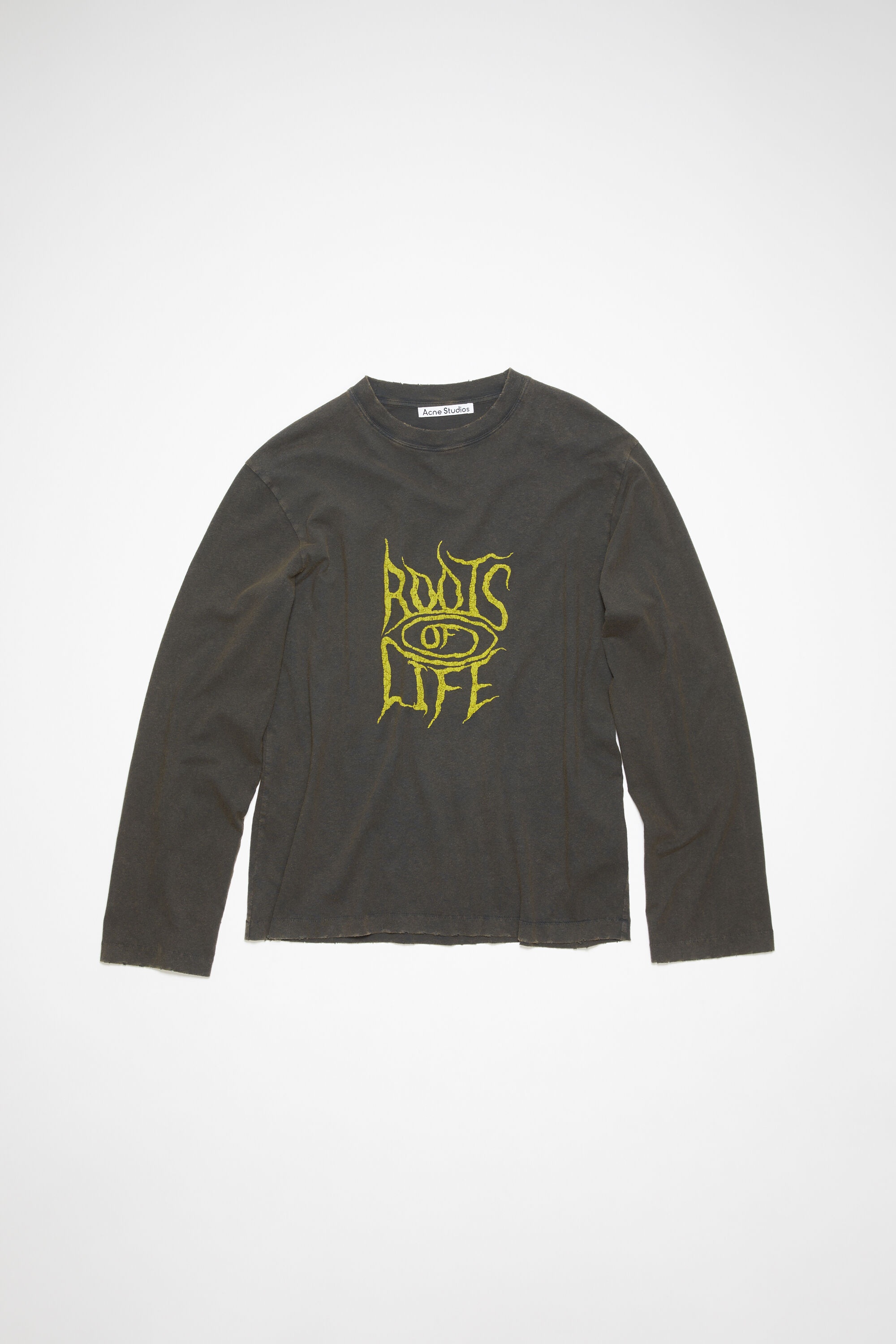 Printed sweater - Faded black - 1