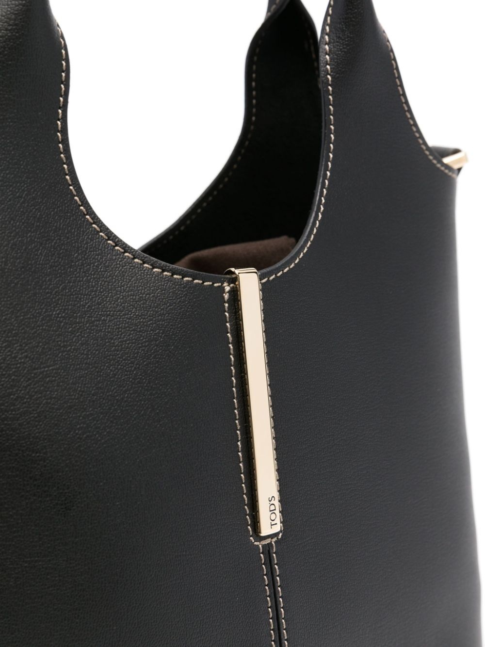 mini leather tote bag - 4