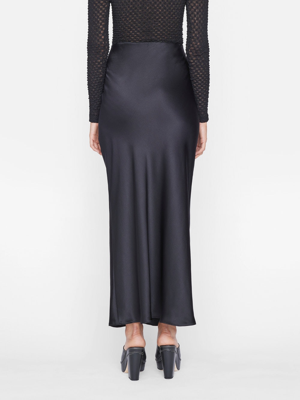 Column Maxi Skirt in Noir - 7