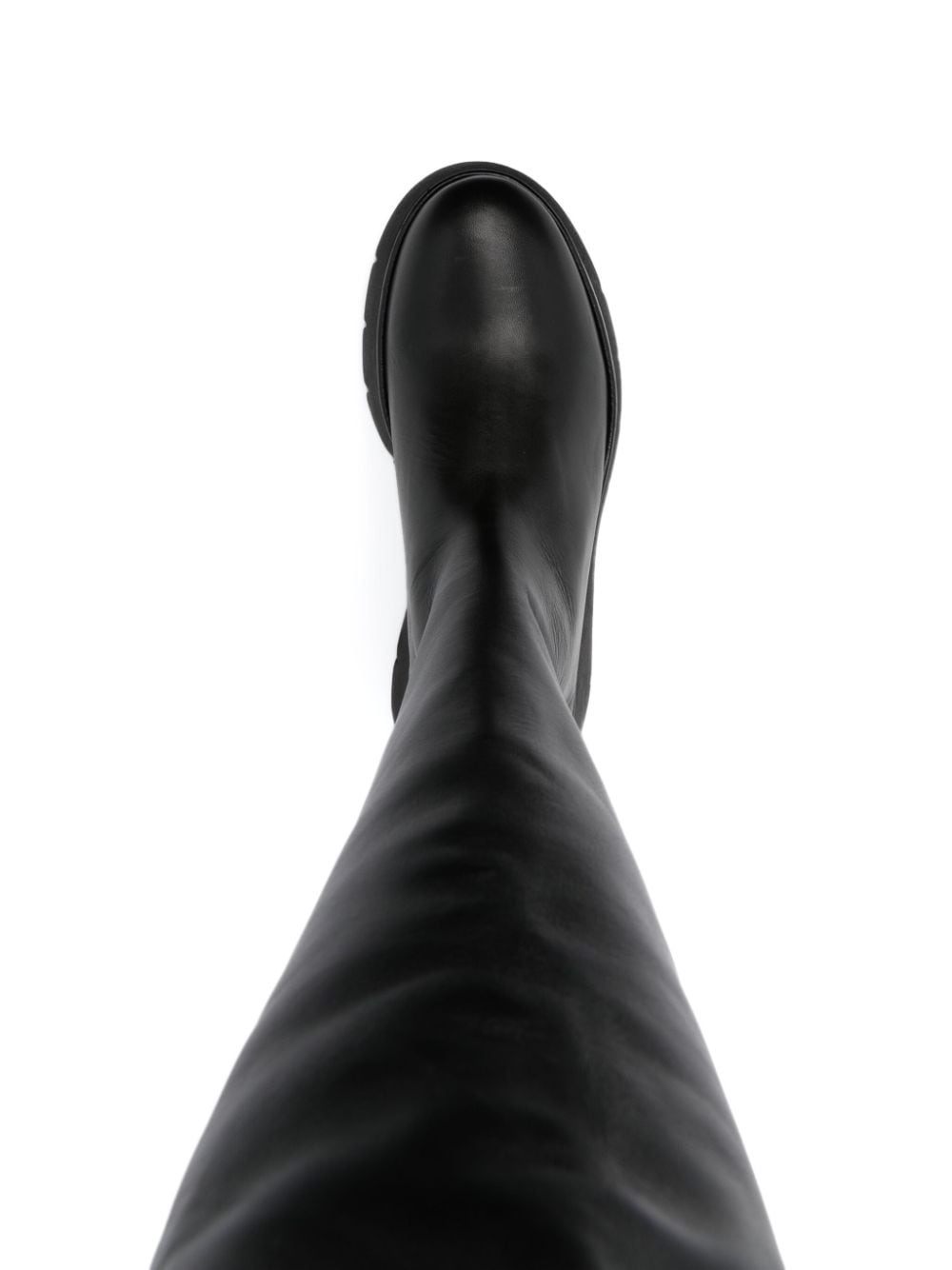 knee-high leather boots - 4