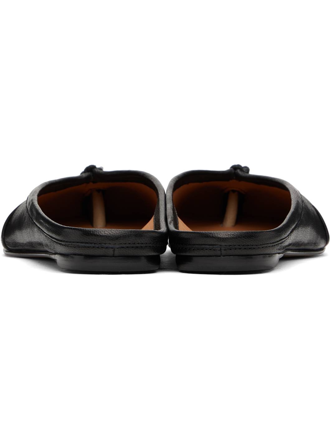 Black Tabi Ballerina Flats - 2