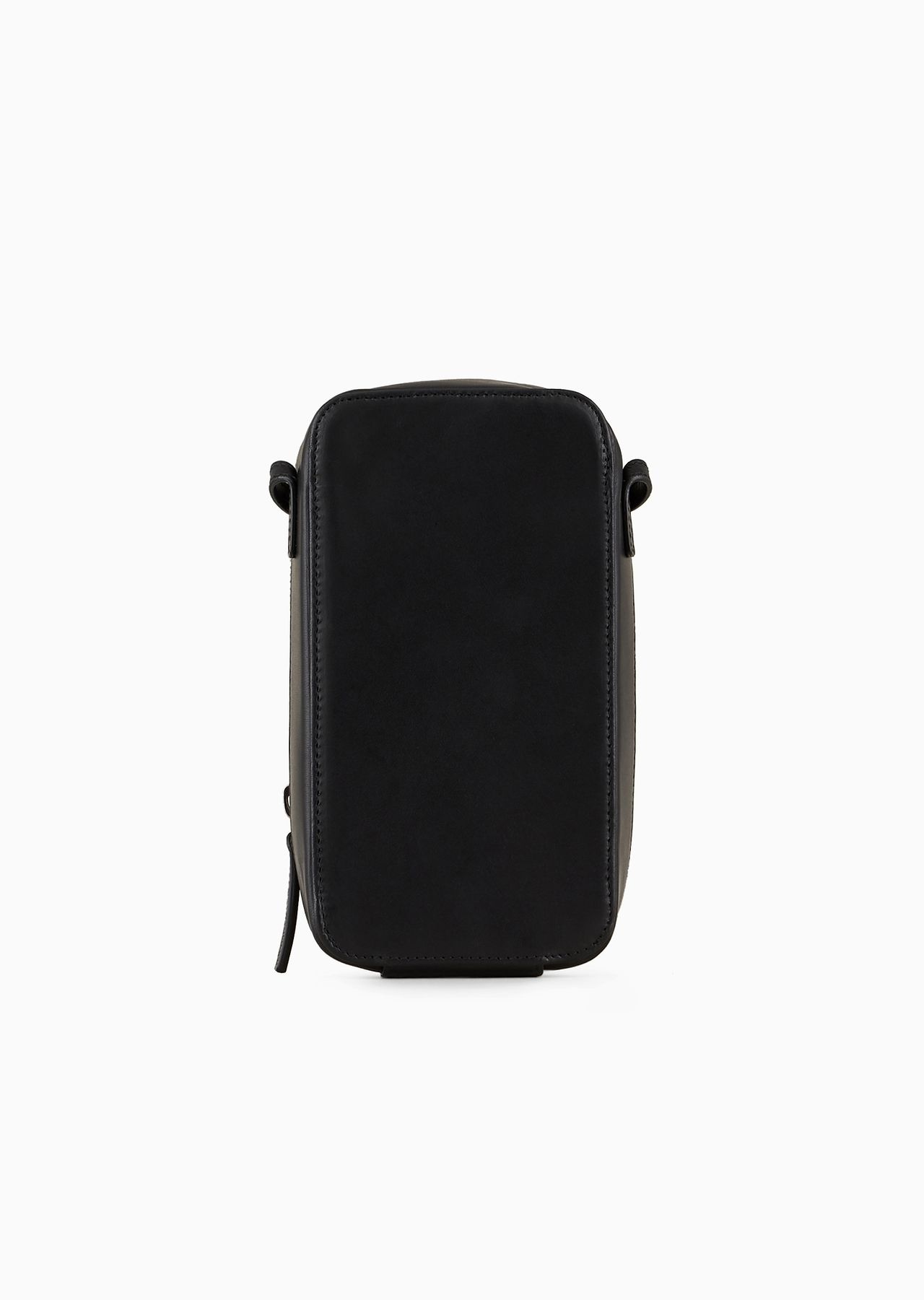 Leather iPhone case with logo and strap - 3