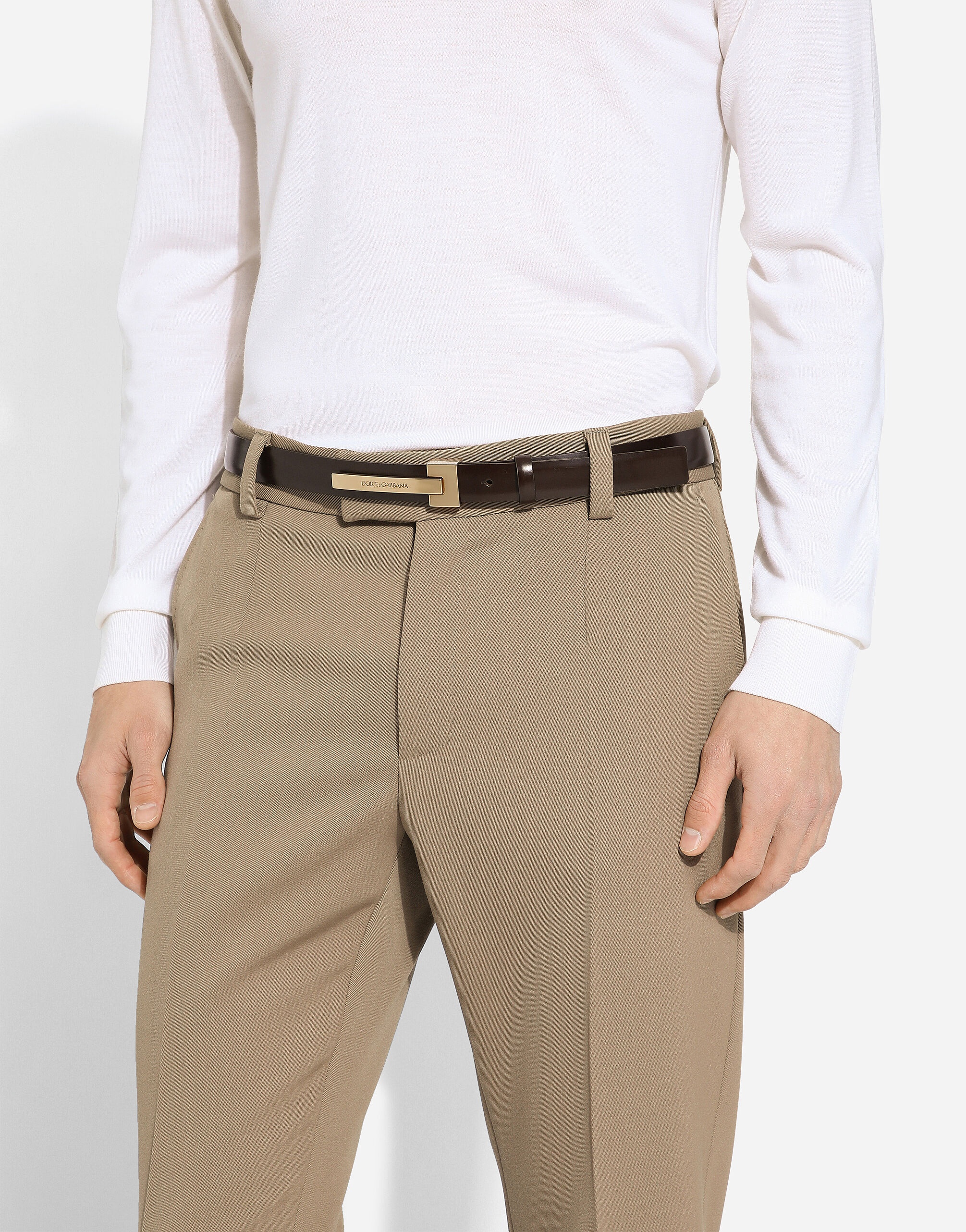 Brushed calfskin belt - 2