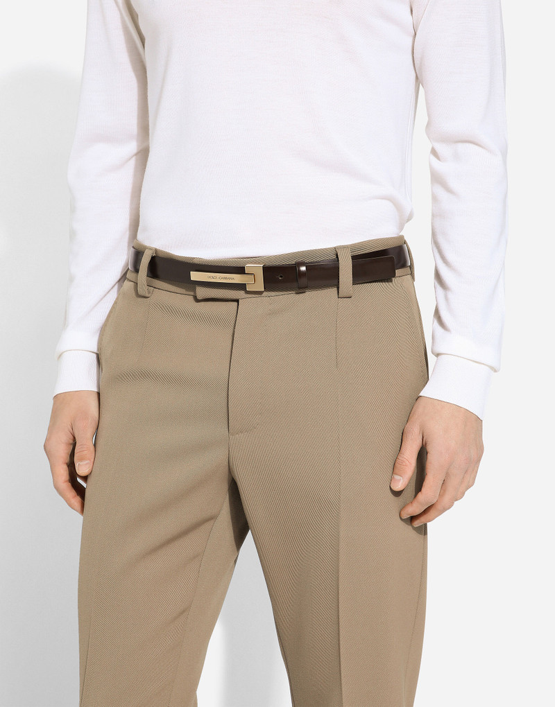 Dolce & Gabbana Brushed calfskin belt outlook