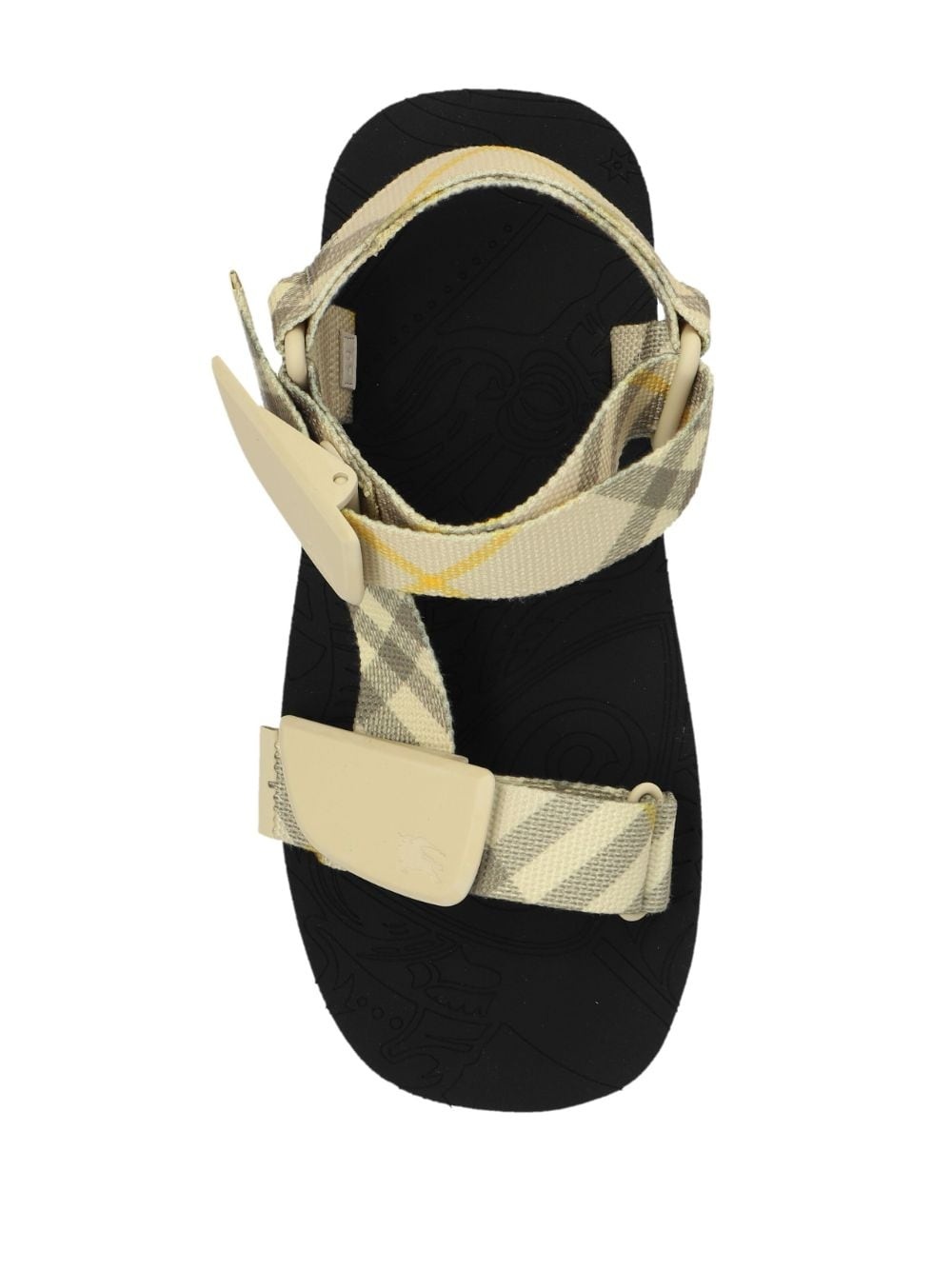 Check Trek double-strap sandals - 4