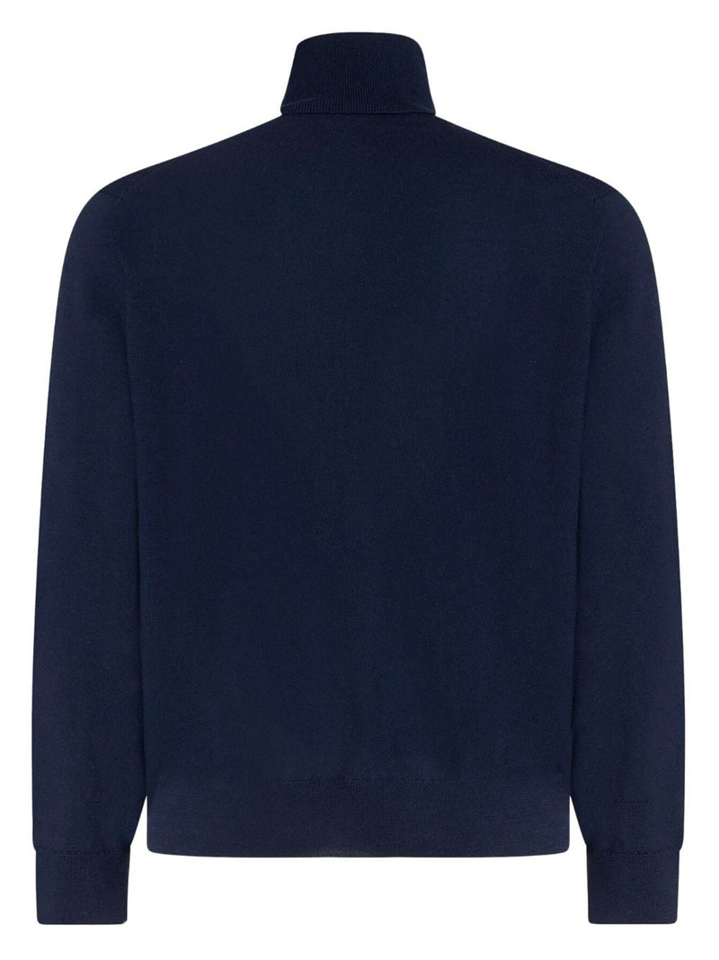 roll-neck virgin wool jumper 6
