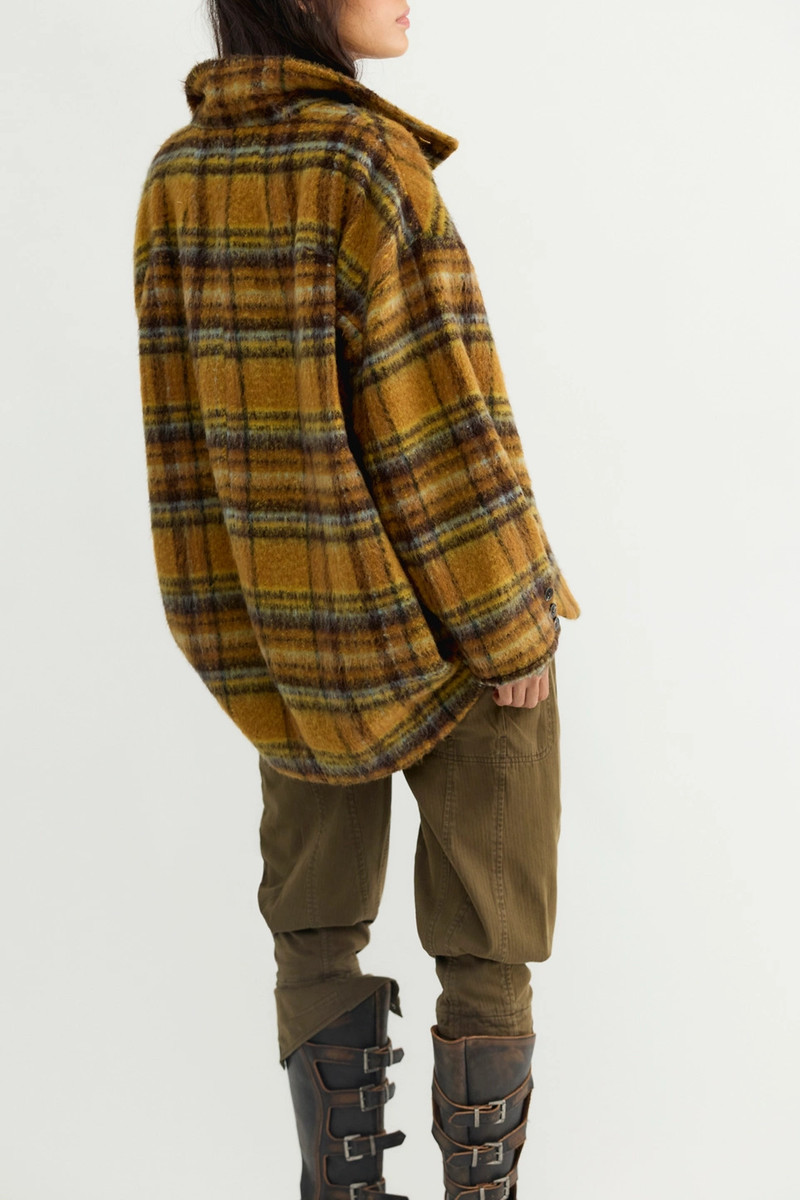 Beau Plaid Cocoon Coat 4