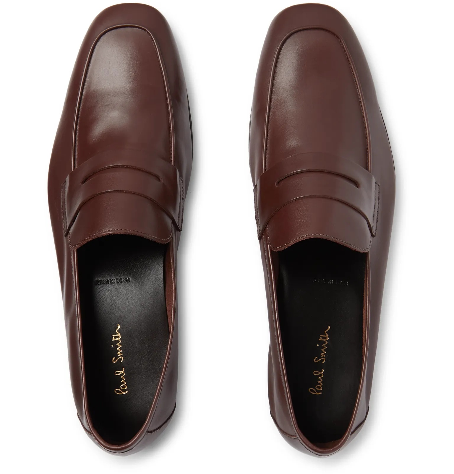 Glynn Leather Penny Loafers - 8