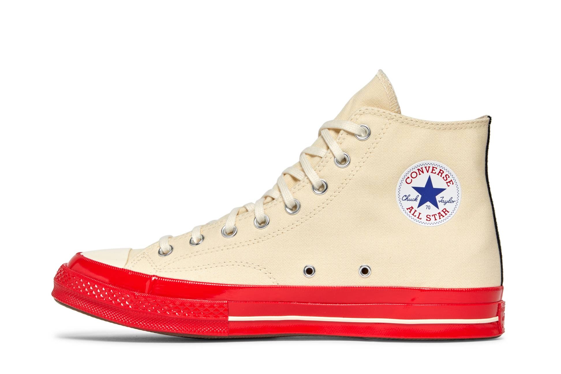 Comme des Garçons Play x Chuck 70 High 'Pristine Red' - 3