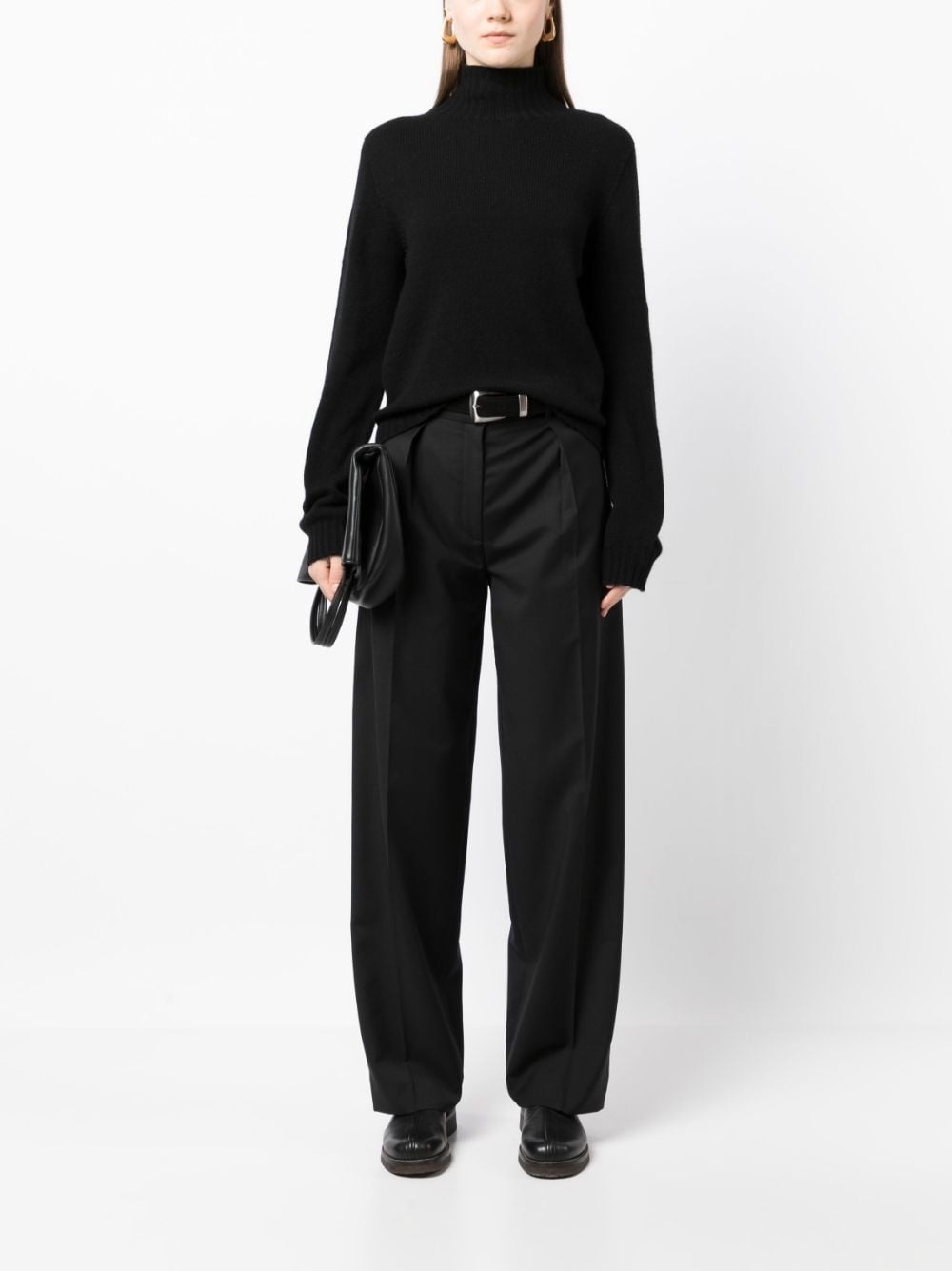 Kensington high-neck cashmere top - 2