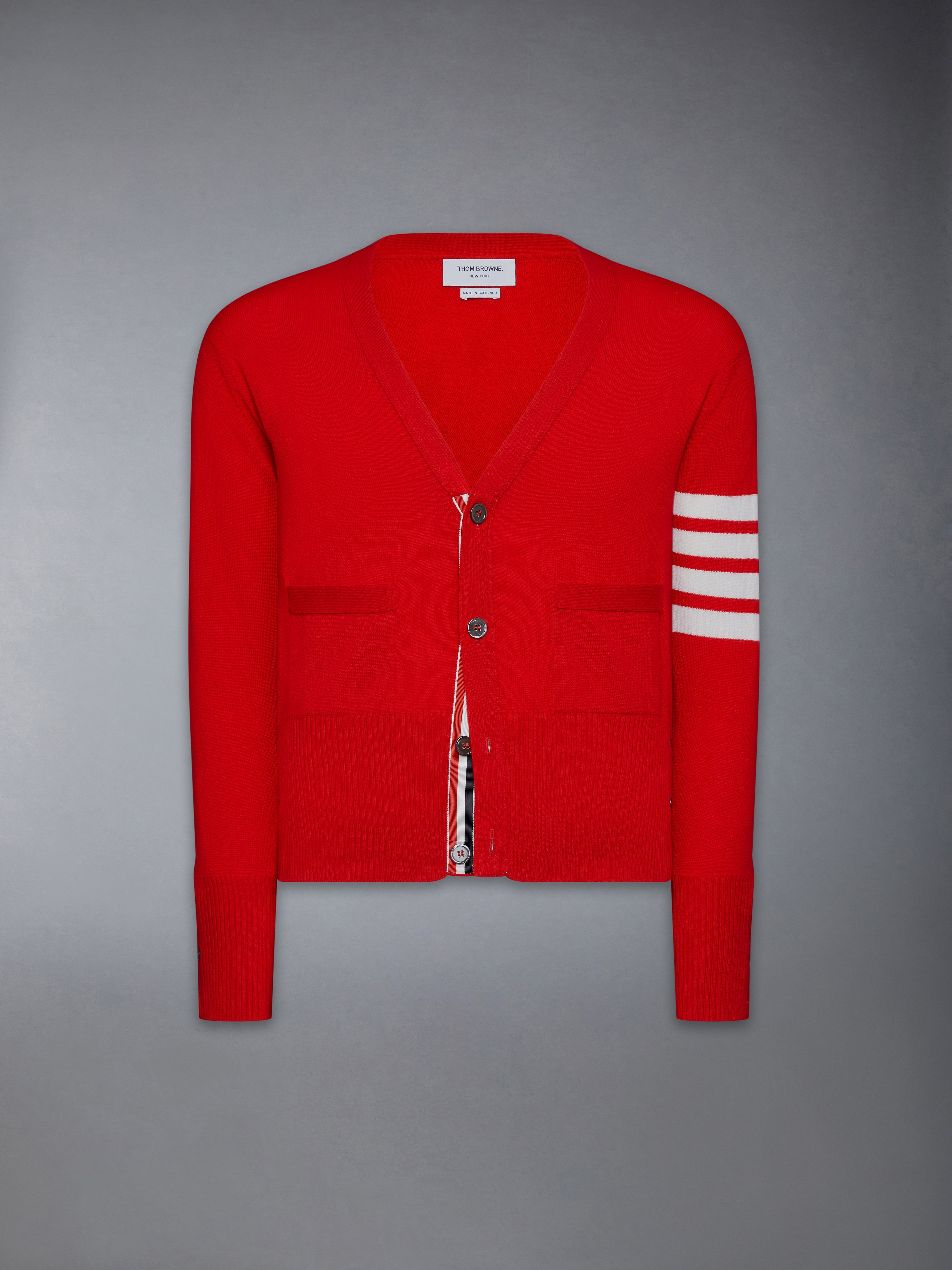 CASHMERE 4-BAR CLASSIC CARDIGAN - 9