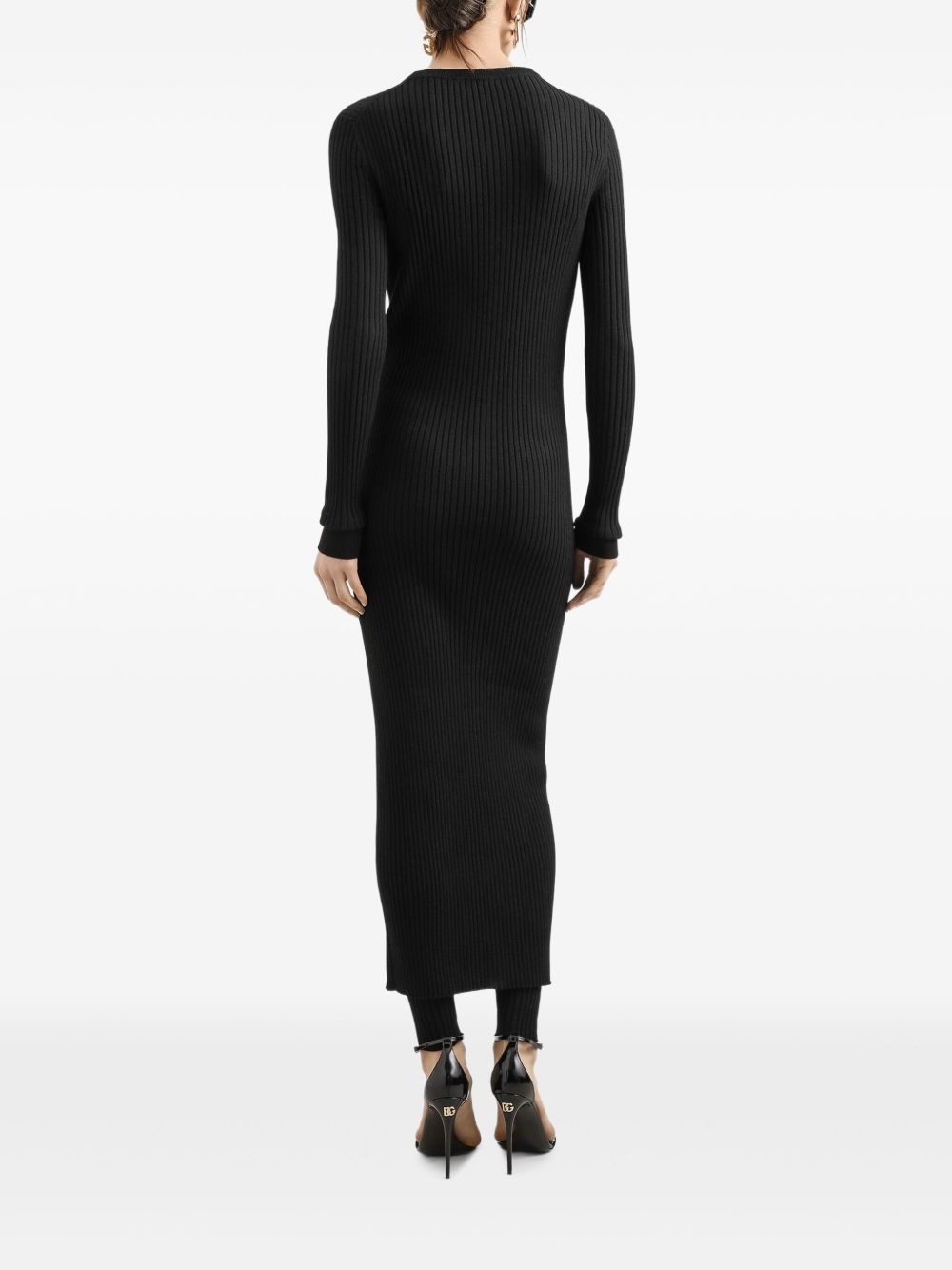 ribbed wool dress - 3