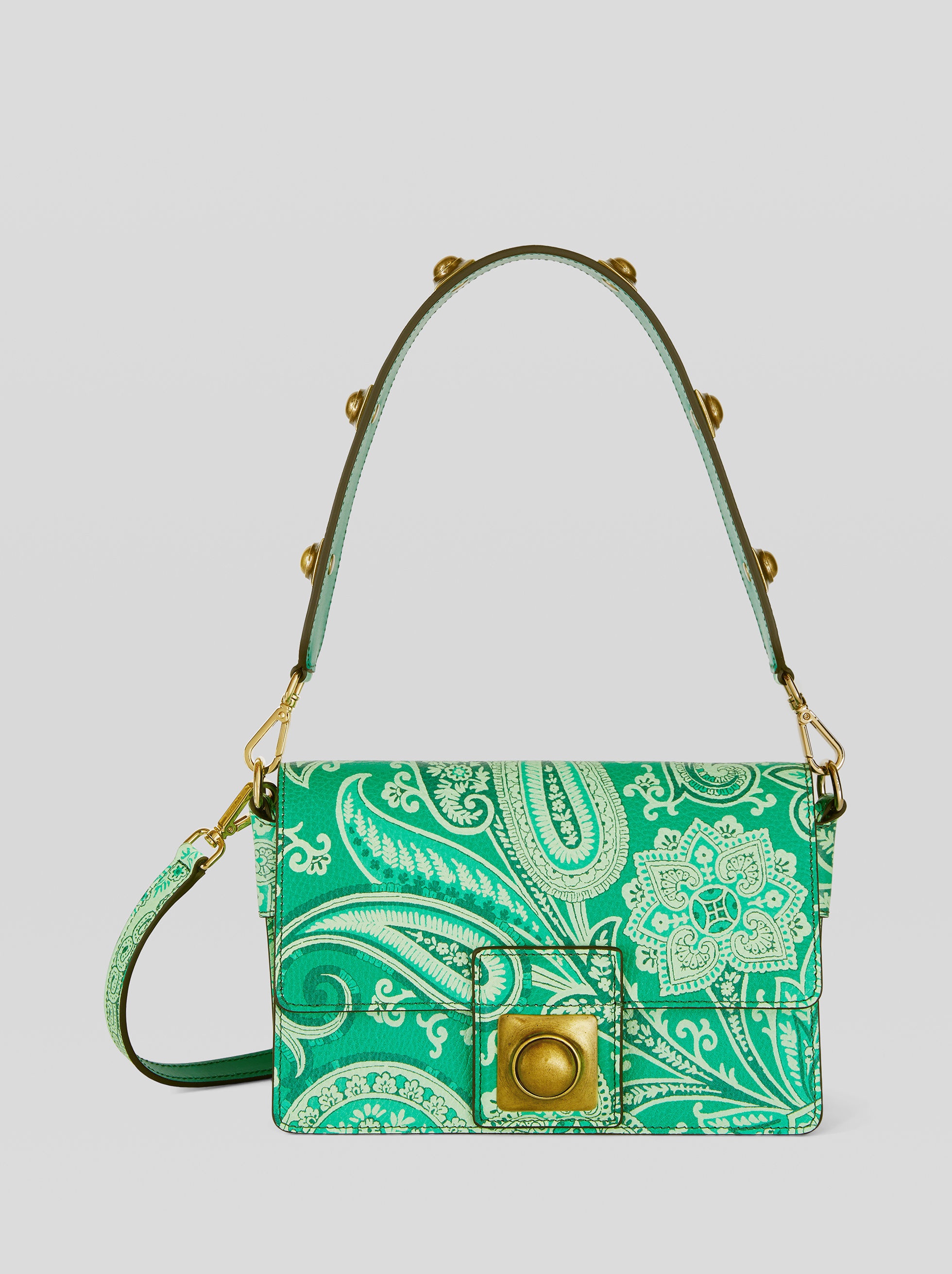 CROWN ME LIQUID PAISLEY SHOULDER BAG - 1