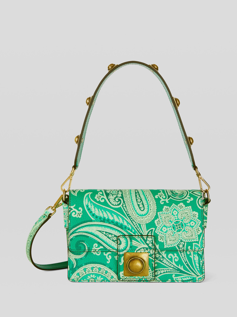 CROWN ME LIQUID PAISLEY SHOULDER BAG 1