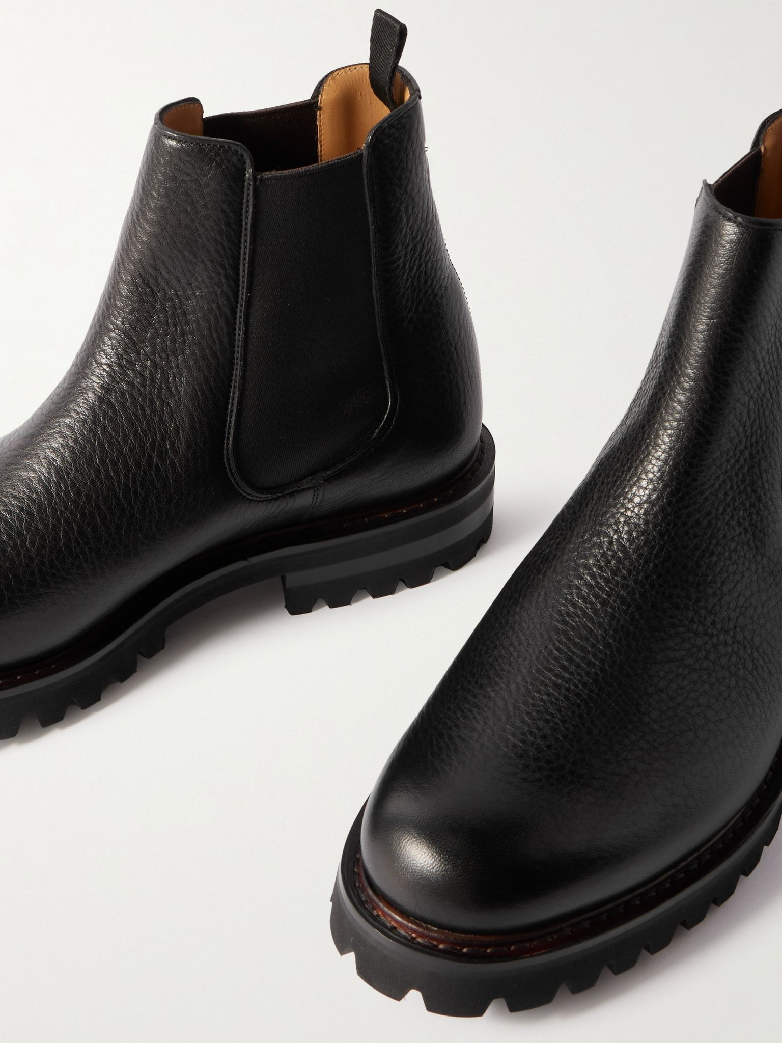 Cornwood 3 Full-Grain Leather Chelsea Boots Black - 6