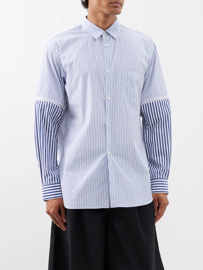 Chemise De Garçon cotton-poplin shirt