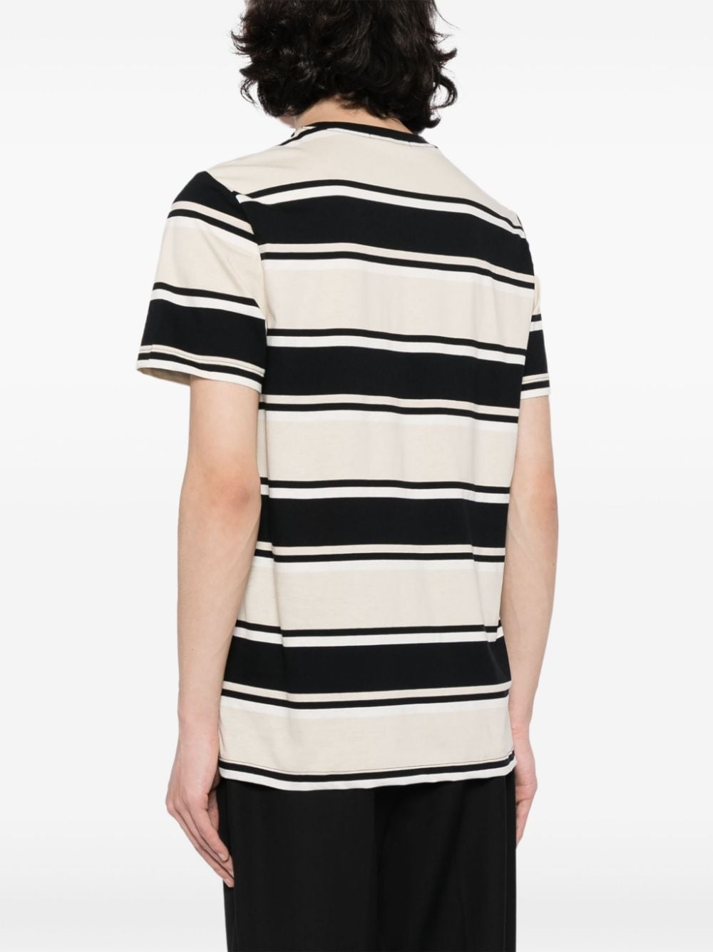 striped cotton T-shirt - 4