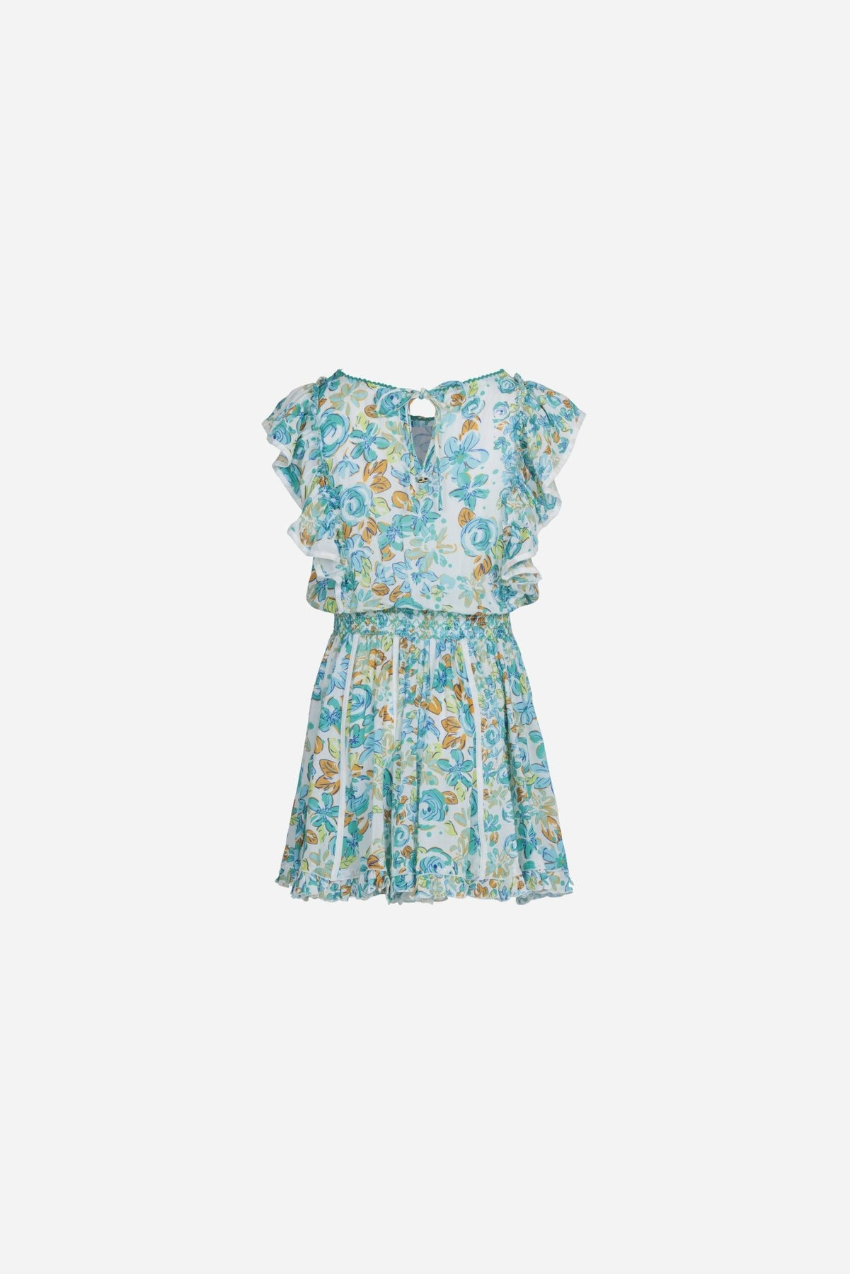 Mini Dress Kikka for girls - Mint Garden Rose - 2