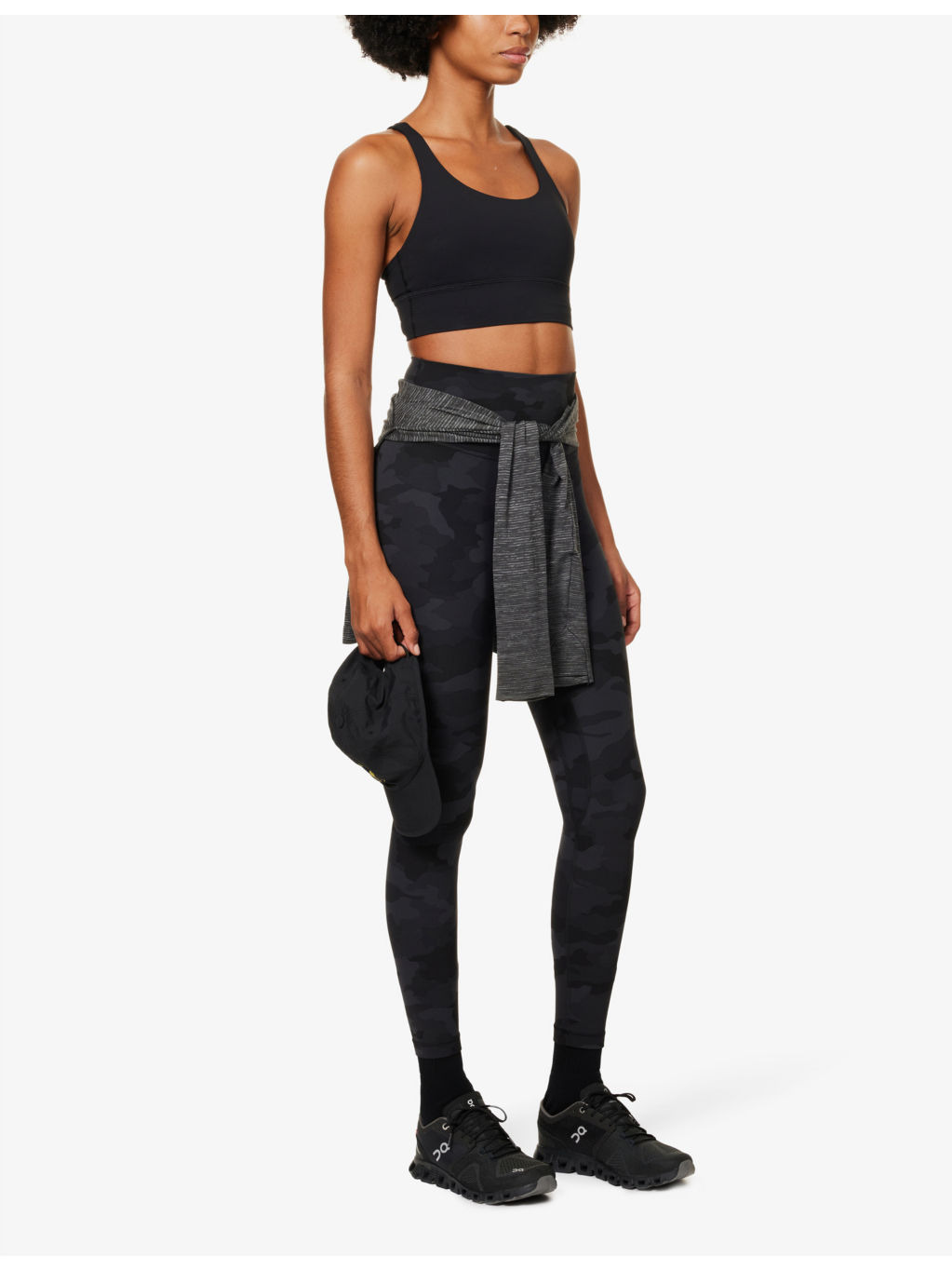 Energy cross-over back stretch-jersey bra - 2