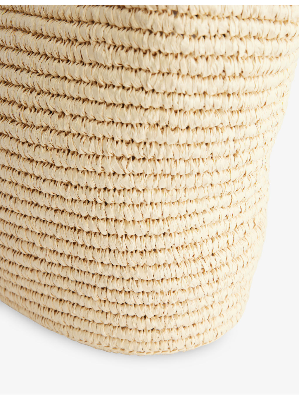 Lou Monogram Raffia Tote Bag - 6