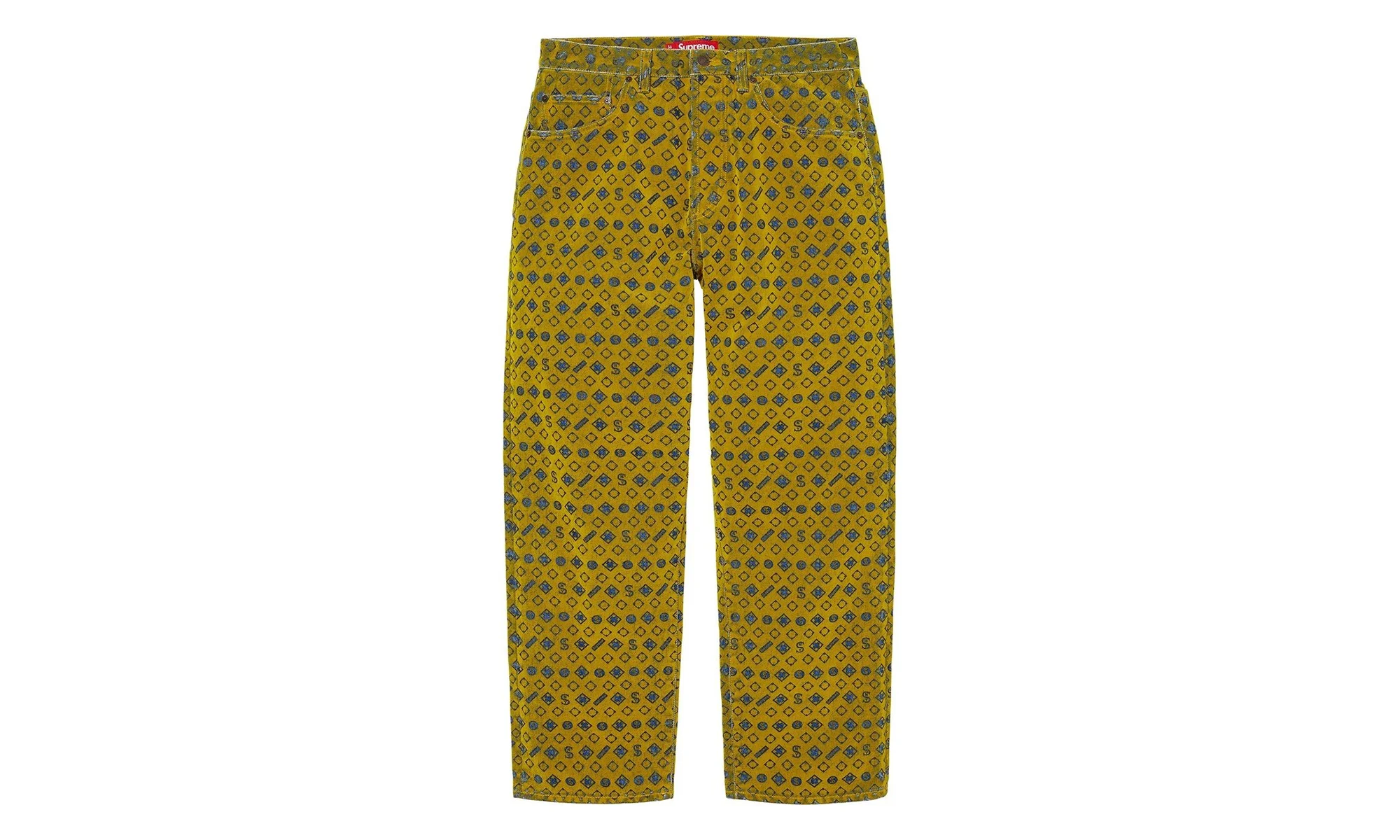 CHAIN STITCH DRESS PANTS "MULTICOLOR" SU26012 - 1