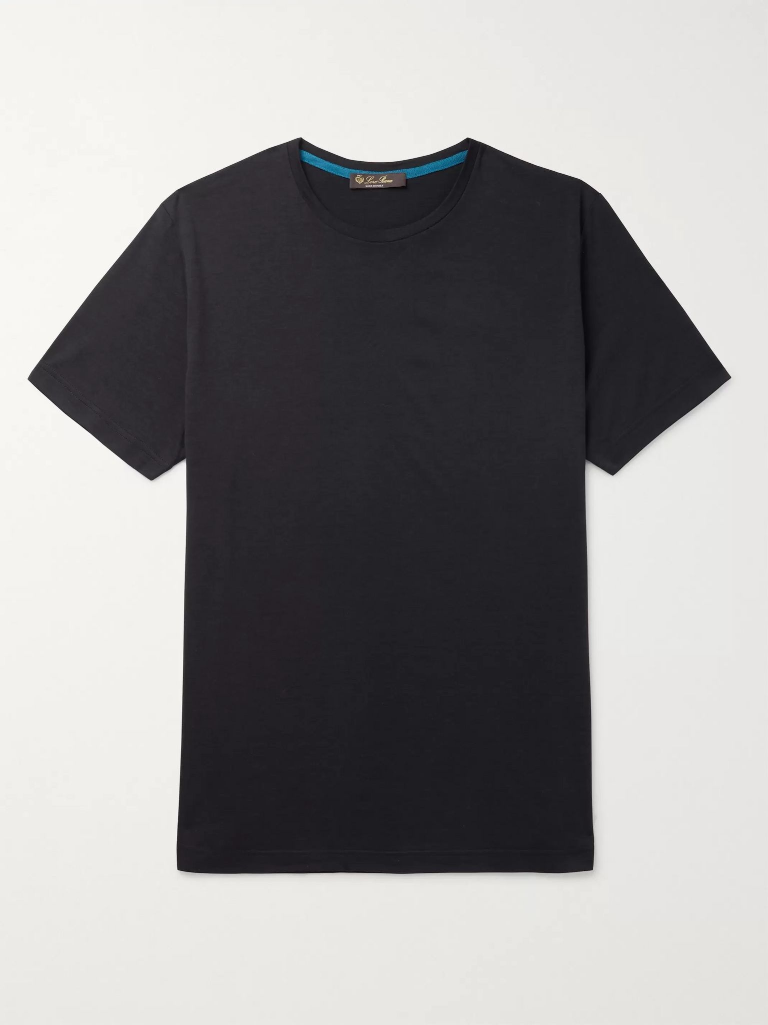 Slim-Fit Silk and Cotton-Blend Jersey T-Shirt - 1