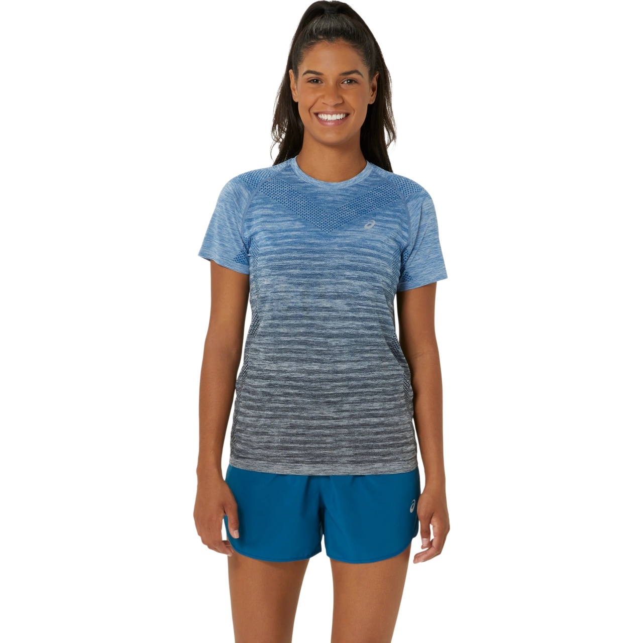 WOMEN'S SEAMLESS SHORT SLEEVE TOP - 1