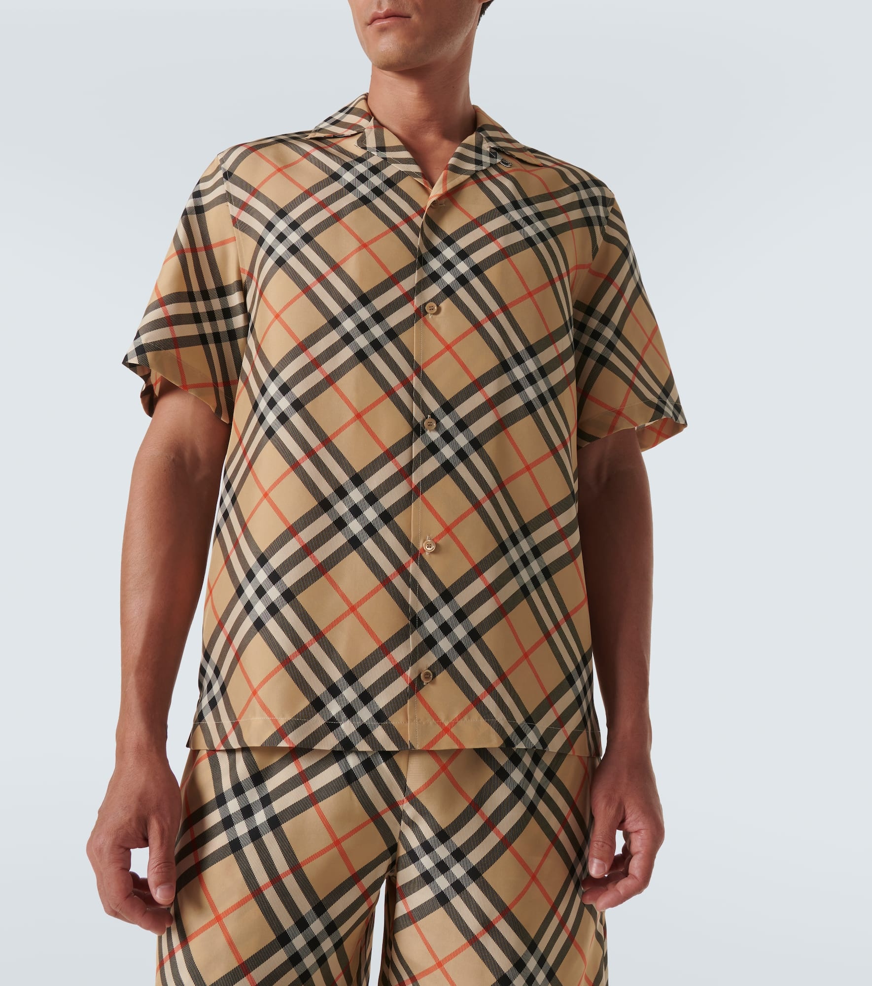 Burberry Check silk shirt - 3