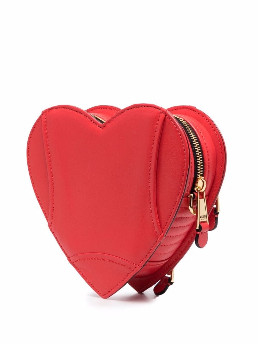 heart-shape moto shoulder bag - 3