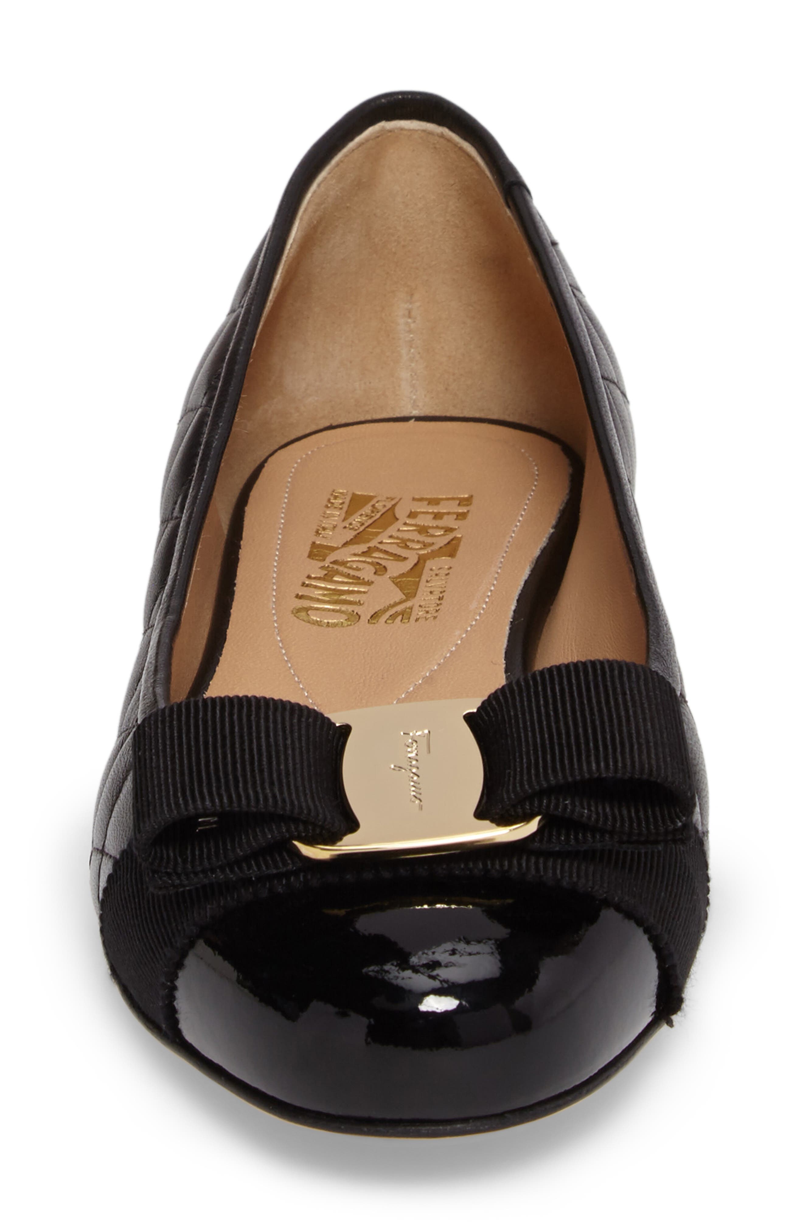 Salvatore Ferragamo Varina Q Quilted Flat - 4