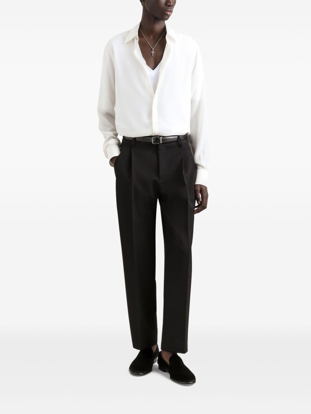 pressed-crease trousers - 2