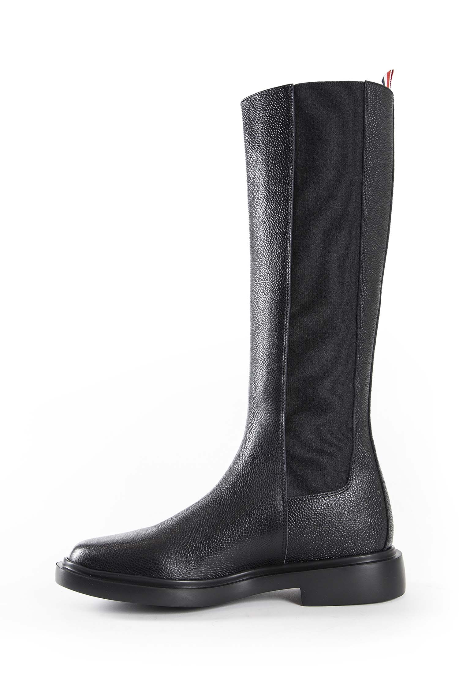 Pebble-Grain-4-Bar-Knee-High-Chelsea-Boots - 4