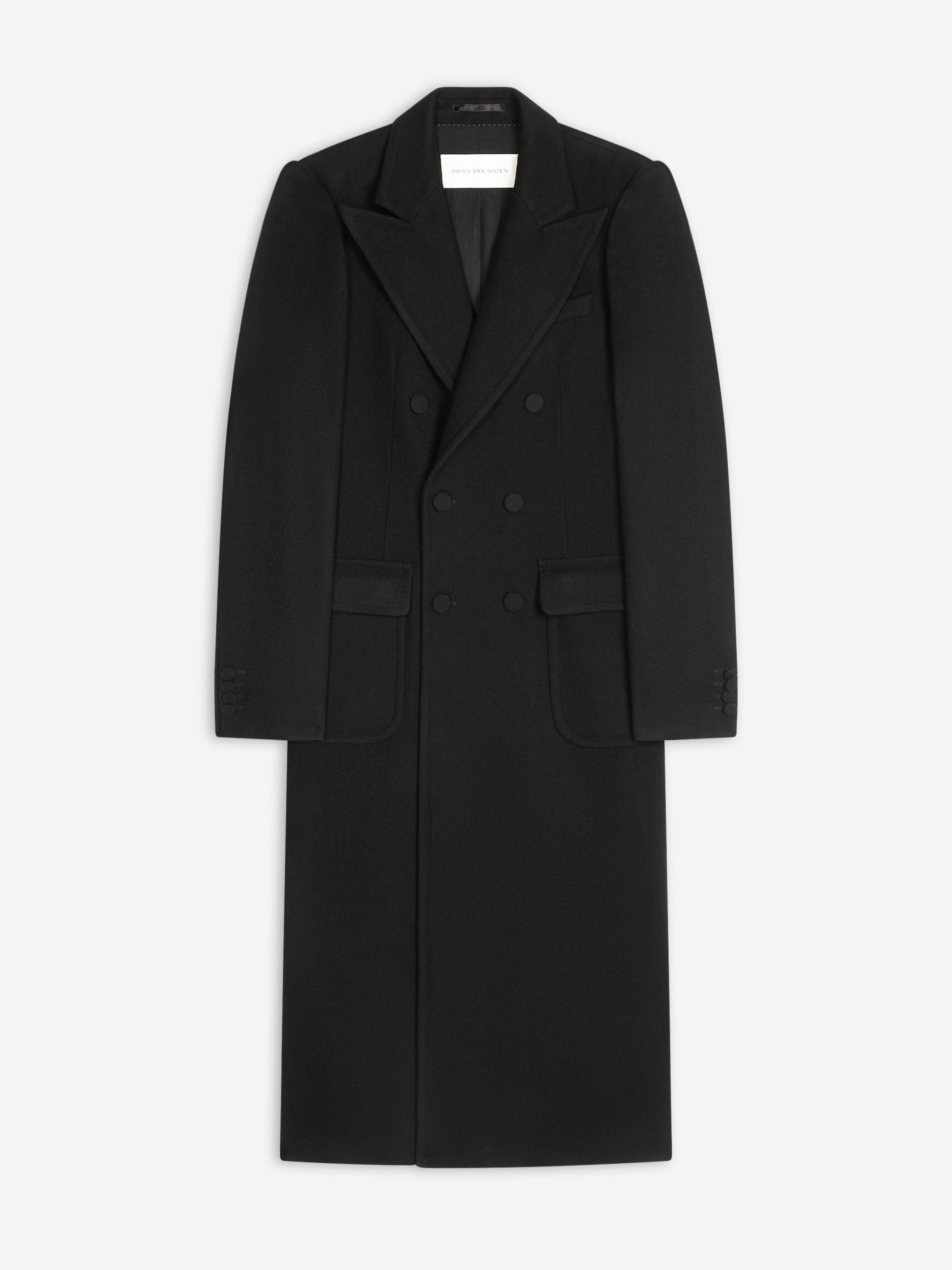 TIGHT FIT WOOL COAT - 1