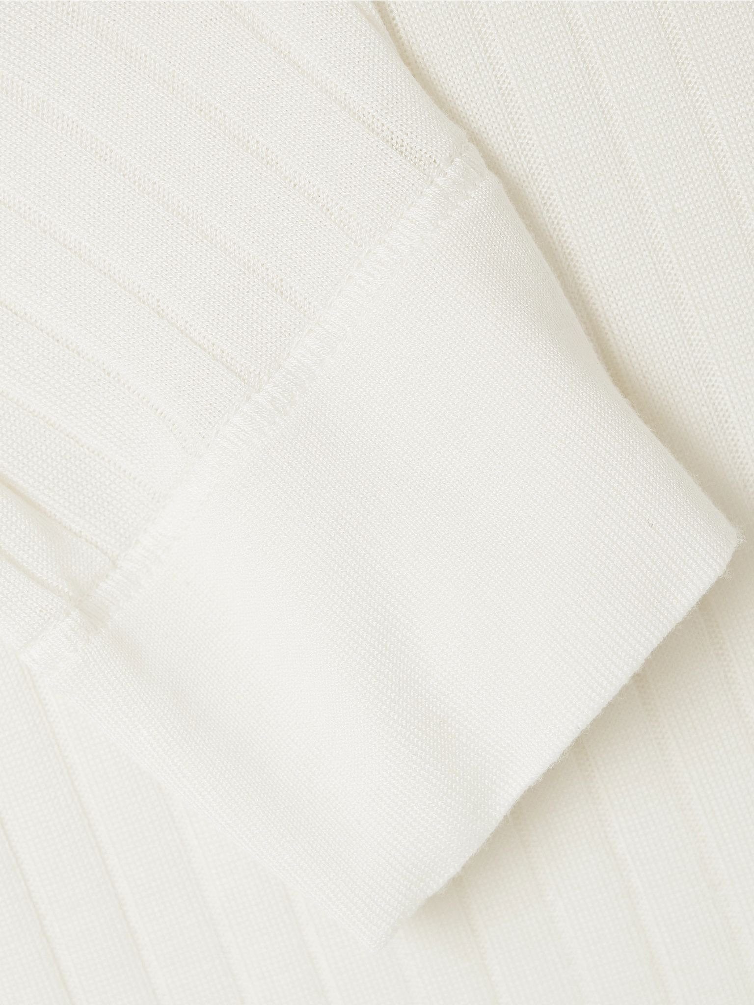 Keya ribbed-knit sweater Ivory - 5