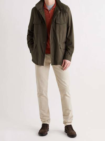 Loro Piana Traveller Windmate Storm System Shell Hooded Field Jacket outlook