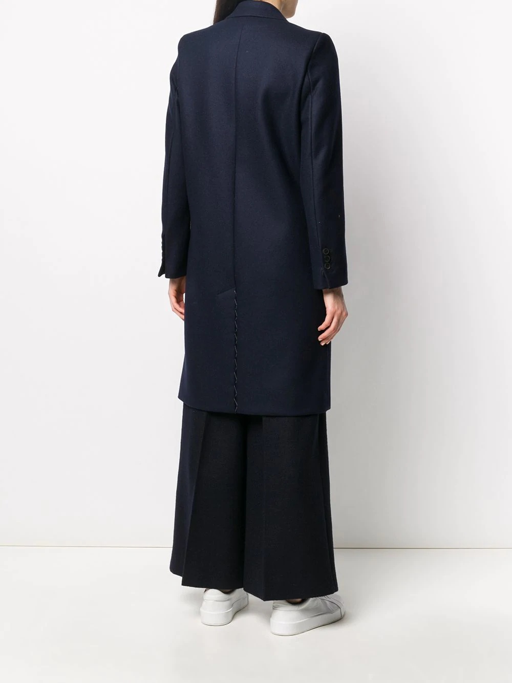 two button mid-length coat - 4