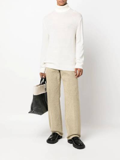 Jil Sander roll neck knitted sweater outlook