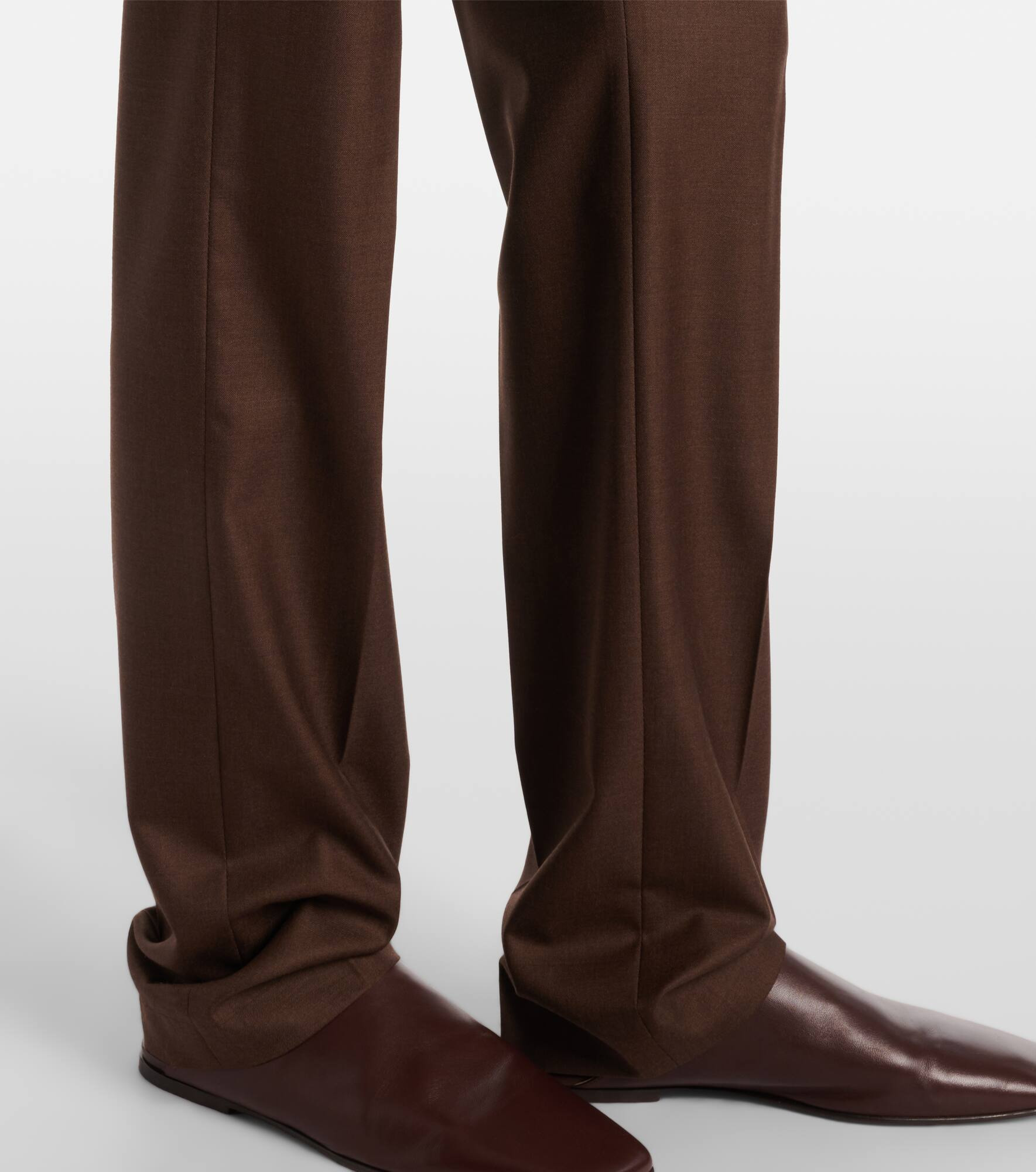 Davey virgin wool straight pants - 5
