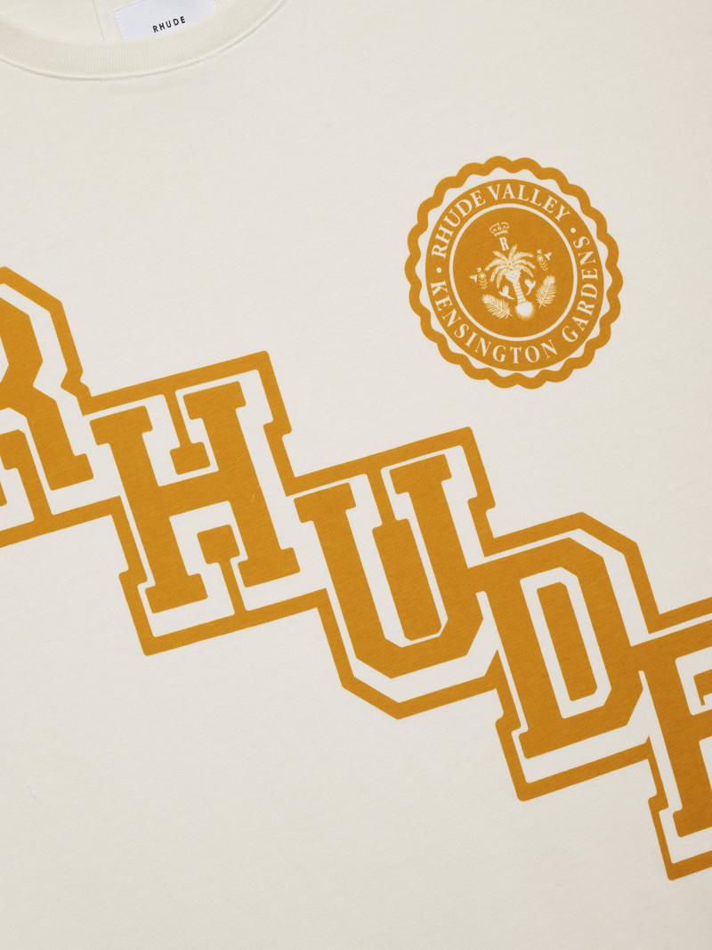 RHUDE COLLEGIATE CREST TEE 3