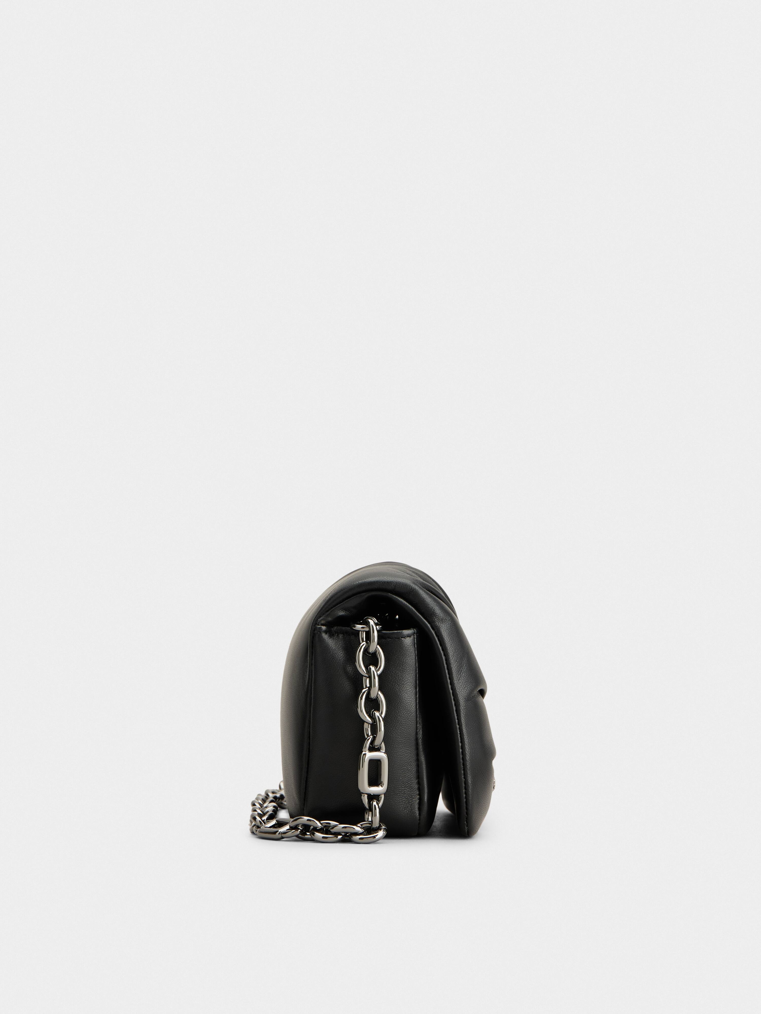 Viv' Choc Mini Bag in leather - 3