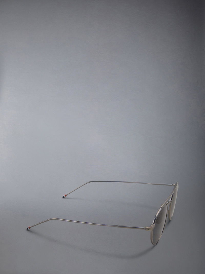 Titanium Round Sunglasses 6