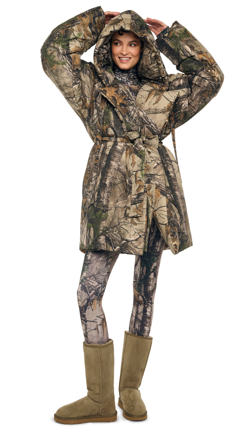 HOODED SLEEPING BAG COAT TO KNEE 1