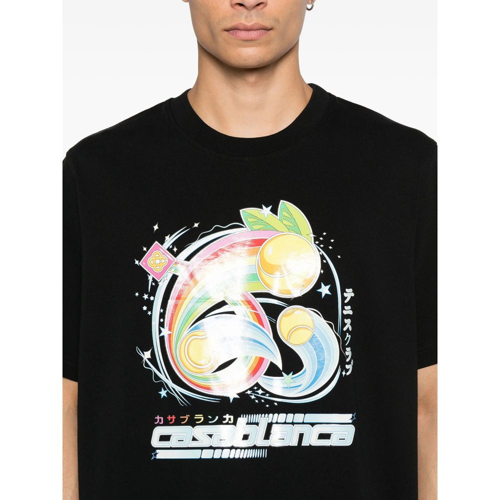 Casablanca Black T-Shirts & Vests - T-Shirts Men - 3