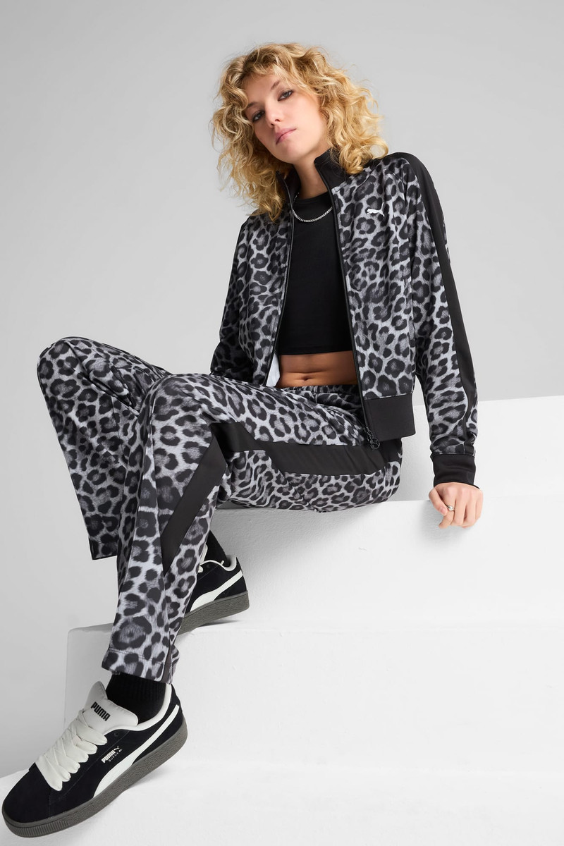 T7 LEO LUXE Women's All-Over Print Short Track Jacket 5