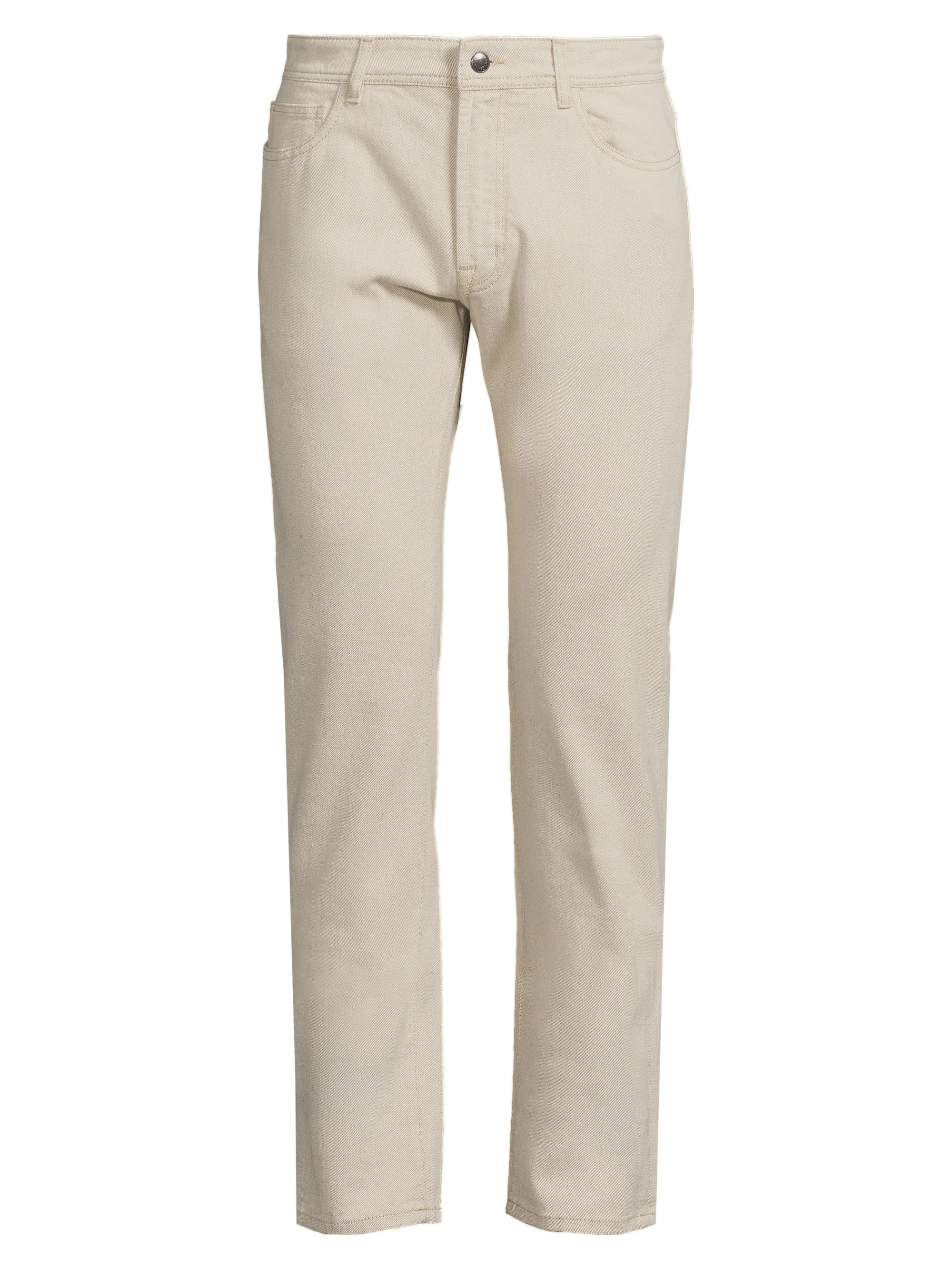 Men's Washed Modern-Fit Slim-Straight Jeans - Off White - 1
